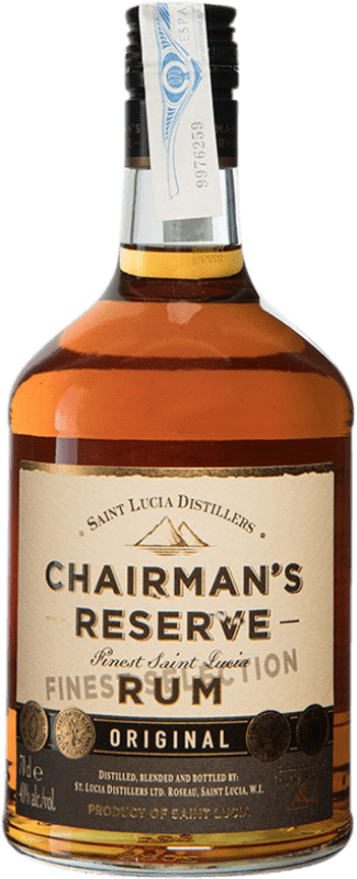 Envoi gratuit | Rhum Saint Lucia Distillers Chairman's Réserve Sainte-Lucie 70 cl