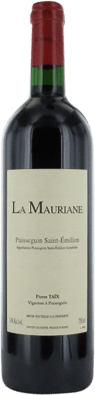 Free Shipping | Red wine Château Maurienne Bordeaux France Merlot, Cabernet Franc 75 cl