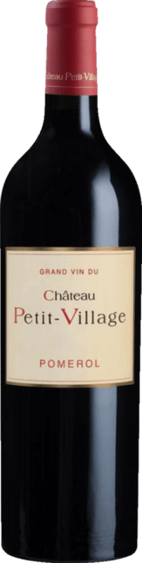 Envío gratis | Vino Tinto Château Petit Village A.O.C. Pomerol Burdeos Francia Merlot, Cabernet Franc 75 cl
