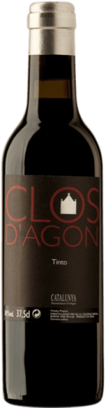 Free Shipping | Red wine Clos d'Agon D.O. Catalunya Catalonia Spain Syrah, Cabernet Sauvignon, Cabernet Franc Half Bottle 37 cl