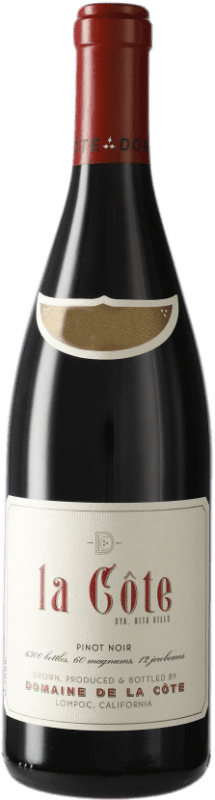 Kostenloser Versand | Rotwein Domaine de La Cote I.G. California Kalifornien Vereinigte Staaten Pinot Noir — Spätburgunder 75 cl