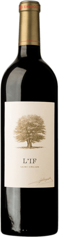 Free Shipping | Red wine L'If A.O.C. Saint-Émilion Bordeaux France Merlot, Cabernet Franc 75 cl