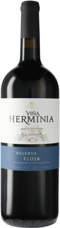 29,95 € Kostenloser Versand | Rotwein Viña Herminia Reserve D.O.Ca. Rioja Magnum-Flasche 1,5 L