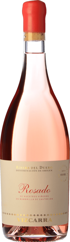 18,95 € Free Shipping | Rosé wine Vizcarra D.O. Ribera del Duero Castilla y León Spain Tempranillo Magnum Bottle 1,5 L