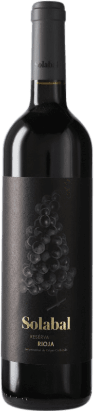 13,95 € Kostenloser Versand | Rotwein Solabal Reserve — Gereift D.O.Ca. Rioja