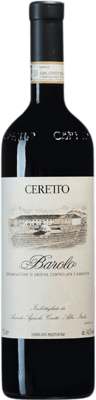 69,95 € | 红酒 Ceretto D.O.C.G. Barolo 皮埃蒙特 意大利 Nebbiolo 75 cl