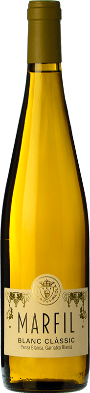 Free Shipping | White wine Alella Marfil Clàssic Semi D.O. Alella Spain Grenache White 75 cl