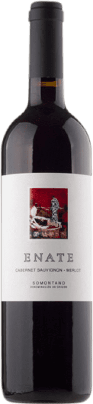 10,95 € 送料無料 | 赤ワイン Enate Merlot-Cabernet Sauvignon D.O. Somontano ボトル Medium 50 cl