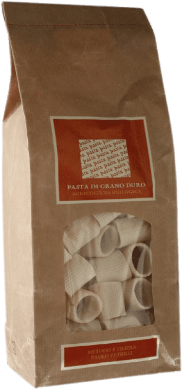 6,95 € Envio grátis | Pasta italiana Paolo Petrilli Mezzi Paccheri