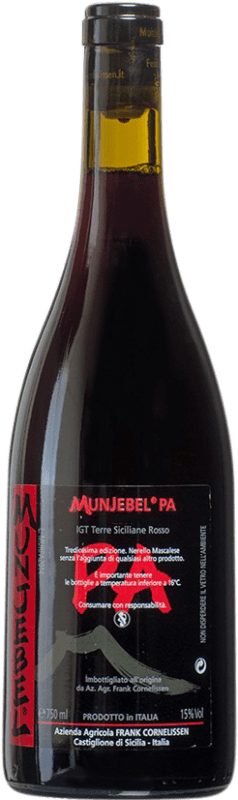 Envoi gratuit | Vin rouge Frank Cornelissen Munjebel Feudo di Mezzo-Porcaria I.G.T. Terre Siciliane Sicile Italie Nerello Mascalese Biologique 75 cl