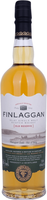 免费送货 | 威士忌单一麦芽威士忌 Finlaggan Old 预订 苏格兰 英国 70 cl