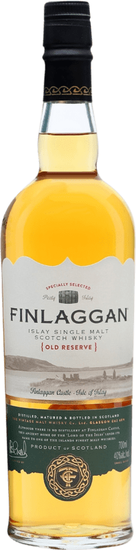 Kostenloser Versand | Whiskey Single Malt Finlaggan Old Reserve Schottland Großbritannien 70 cl