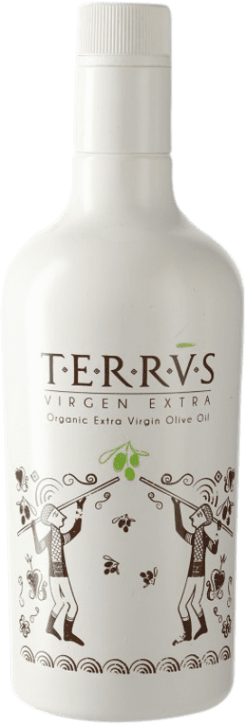 Spedizione Gratuita | Olio d'Oliva Terrus EVO Extra Vergine Portogallo Eco — Biologico Bottiglia Medium 50 cl
