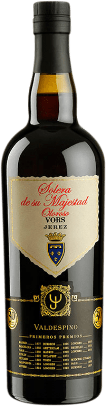 Бесплатная доставка | Крепленое вино Valdespino Oloroso Solera de su Majestad Very Old Rare Sherry VORS D.O. Jerez-Xérès-Sherry Андалусия Испания Palomino Fino 75 cl