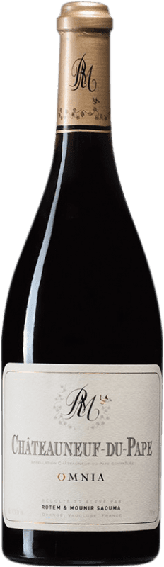 Бесплатная доставка | Красное вино Rotem & Mounir Saouma Omnia A.O.C. Châteauneuf-du-Pape Франция Syrah, Grenache, Mourvèdre 75 cl