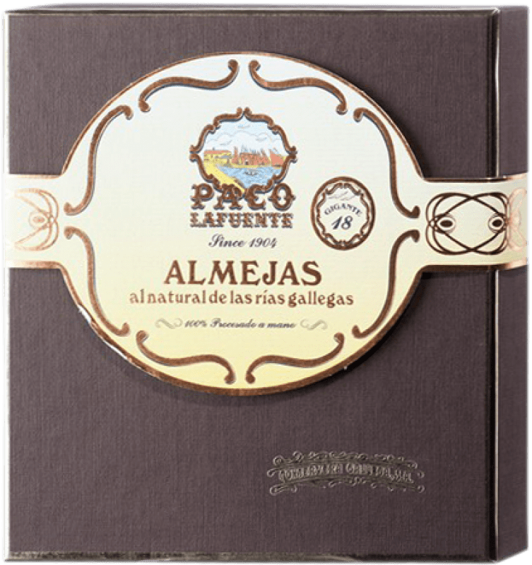 143,95 € Бесплатная доставка | Консервы из морепродуктов Conservera Gallega Paco Lafuente Almejas Gigantes al Natural 18 Куски