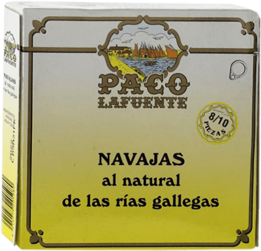 免费送货 | 海鲜罐头 Conservera Gallega Paco Lafuente Navajas 加利西亚 西班牙 8/10 件 免费送货 | 海鲜罐头 Conservera Gallega Paco Lafuente Navajas 加利西亚 西班牙 8/10 件