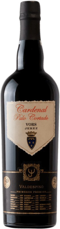 Free Shipping | Fortified wine Valdespino Palo Cortado Cardenal Very Old Rare Sherry VORS D.O. Jerez-Xérès-Sherry Andalusia Spain Palomino Fino 75 cl