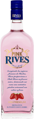 Genever Gin Rives Pink — Rosé 70 cl Fresa — Erdbeere