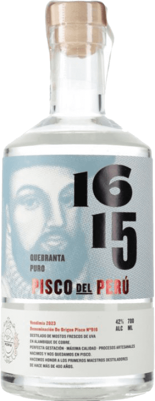 35,95 € Envío gratis | Pisco 1615 Quebranta Puro