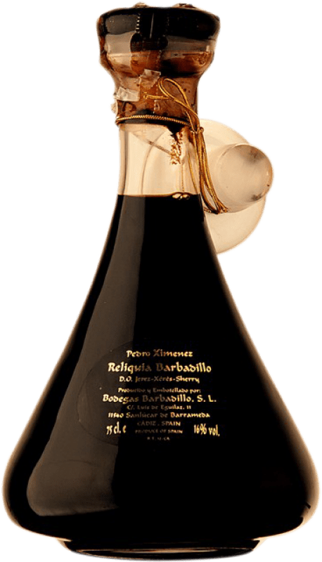Kostenloser Versand | Likörwein Barbadillo Reliquia D.O. Jerez-Xérès-Sherry Andalusien Spanien Pedro Ximénez 75 cl