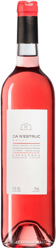 4,95 € | Rosé wine Ca N'Estruc Rosat D.O. Catalunya Catalonia Spain Bottle 75 cl