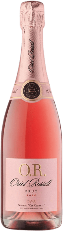 12,95 € | Espumante rosé Oriol Rossell Rosat Brut D.O. Cava Espanha Grenache Tintorera, Pinot Preto 75 cl