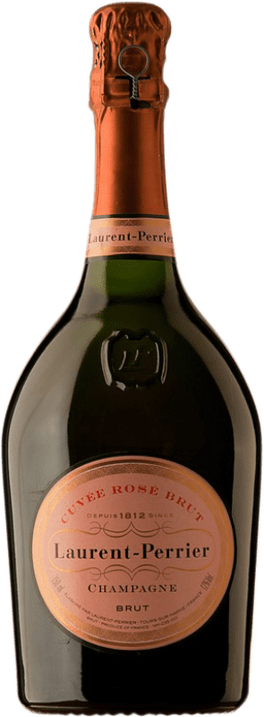 114,95 € Free Shipping | Rosé sparkling Laurent Perrier Cuvée Rosé Brut Grand Reserve A.O.C. Champagne
