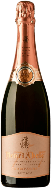 Free Shipping | Rosé sparkling Henri Abelé Rosé Brut A.O.C. Champagne Champagne France Pinot Black, Chardonnay, Pinot Meunier 75 cl