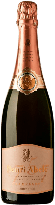 Бесплатная доставка | Розовое игристое Henri Abelé Rosé брют A.O.C. Champagne шампанское Франция Pinot Black, Chardonnay, Pinot Meunier 75 cl