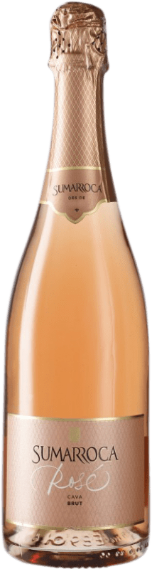 9,95 € Kostenloser Versand | Rosé Sekt Sumarroca Rosé Brut D.O. Cava