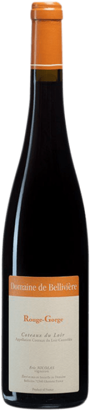 Free Shipping | Red wine Bellivière Rouge-Gorge Loire France 75 cl