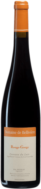 Free Shipping | Red wine Domaine de Bellivière Rouge-Gorge Loire France Organic 75 cl