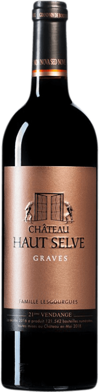 Envoi gratuit | Vin Rouge Château Haut Selve A.O.C. Graves Bordeaux France Merlot, Cabernet Sauvignon 75 cl