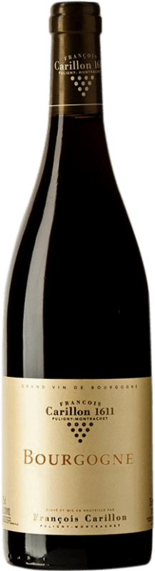Free Shipping | Red wine François Carillon Rouge A.O.C. Côte de Beaune Burgundy France Pinot Black 75 cl