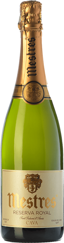 送料無料 | 白スパークリングワイン Mestres Royal 予約 D.O. Cava スペイン Macabeo, Xarel·lo, Parellada 75 cl