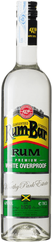 Envio grátis | Rum Worthy Park Rum-Bar Overproof Jamaica 70 cl