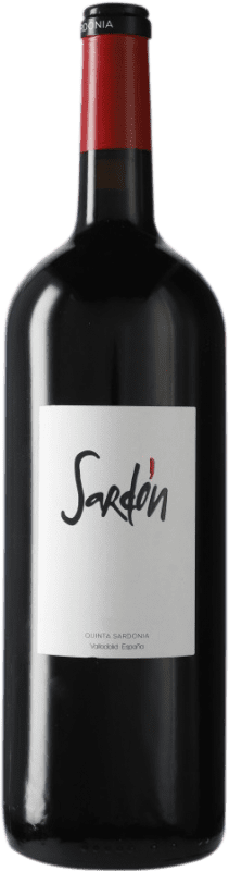 17,95 € Envío gratis | Vino tinto Quinta Sardonia Sardón I.G.P. Vino de la Tierra de Castilla y León Botella Magnum 1,5 L