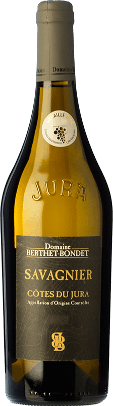 Free Shipping | White wine Berthet-Bondet Savagnier A.O.C. Côtes du Jura France 75 cl