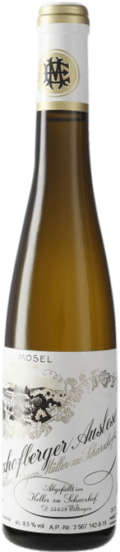 Envio grátis | Vinho branco Egon Müller Scharzhofberger Auslese Q.b.A. Mosel Alemanha Riesling Meia Garrafa 37 cl