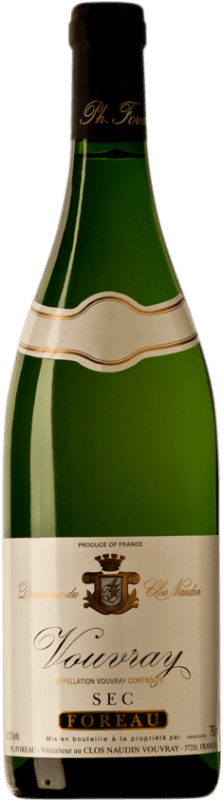 Free Shipping | White Wine Clos Naudin Sec A.O.C. Vouvray Loire France Chenin 75 cl