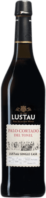 Envio grátis | Vinho Generoso Fortificado Lustau Tonel Single Cask — Barrica Única, Palo Cortado D.O. Jerez-Xérès-Sherry Andaluzia Espanha Palomino Fino Garrafa Medium 50 cl