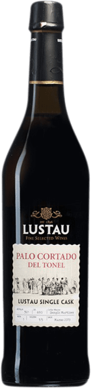 Free Shipping | Fortified wine Lustau Single Cask Palo Cortado del Tonel D.O. Jerez-Xérès-Sherry Andalusia Spain Palomino Fino Medium Bottle 50 cl