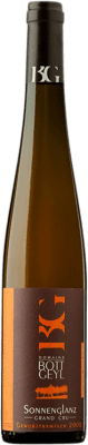 Kostenloser Versand | Weißwein Domaine Bott-Geyl Sonnenglanz S.G.N. A.O.C. Alsace Elsass Frankreich Gewürztraminer Ökologisch Medium Flasche 50 cl