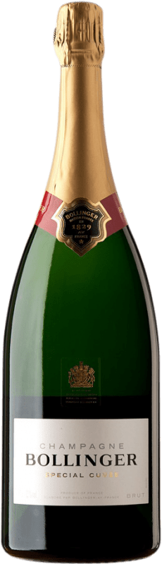 171,95 € Бесплатная доставка | Белое игристое вино Bollinger Special Cuvée брют A.O.C. Champagne бутылка Магнум 1,5 L