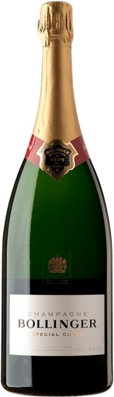 148,95 € | 白起泡酒 Bollinger Special Cuvée 香槟 A.O.C. Champagne 香槟酒 法国 Pinot Black, Chardonnay, Pinot Meunier 瓶子 Magnum 1,5 L
