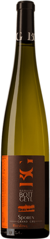 Бесплатная доставка | Белое вино Domaine Bott-Geyl Sporen A.O.C. Alsace Grand Cru Эльзас Франция Riesling 75 cl