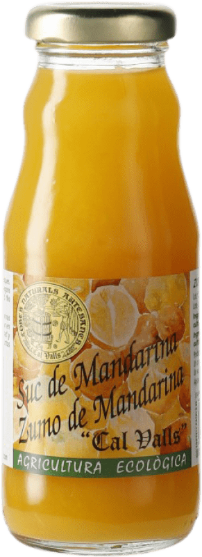1,95 € Envio grátis | Compotas e Marmeladas Cal Valls Suc de Mandarina Garrafa Pequena 20 cl