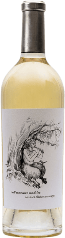 89,95 € Бесплатная доставка | Белое вино Le Clos des Fées Un Faune avec Son Fifre Sous les Oliviers Sauvages Blanc A.O.C. Côtes du Roussillon