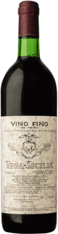 698,95 € Бесплатная доставка | Красное вино Vega Sicilia Único Гран Резерва 1969 D.O. Ribera del Duero